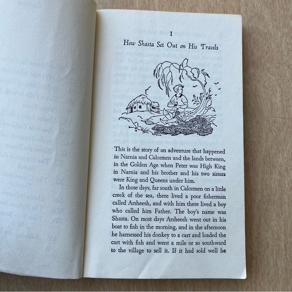 The Horse And His Boy Vintage 1970 Paperback Book By C.S. Lewis - Picture 6 of 10